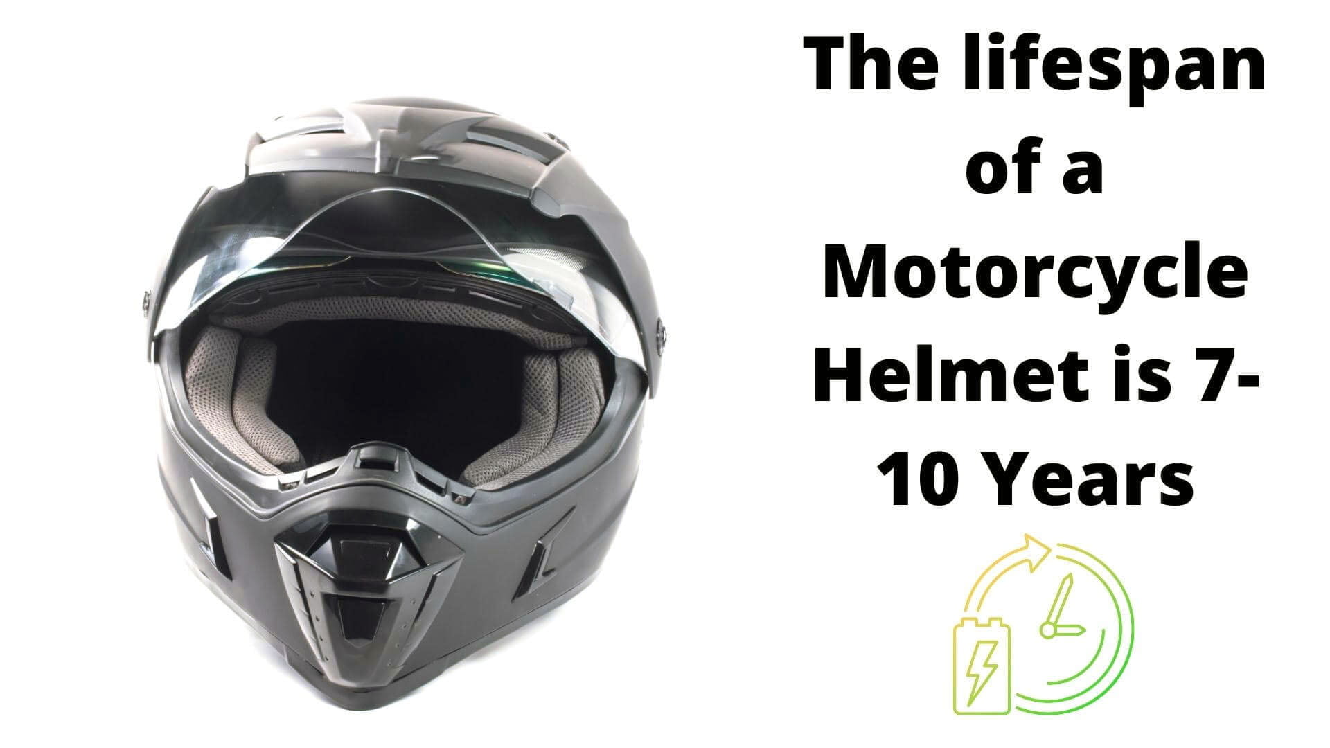 lifespan of a motorcycle helmet