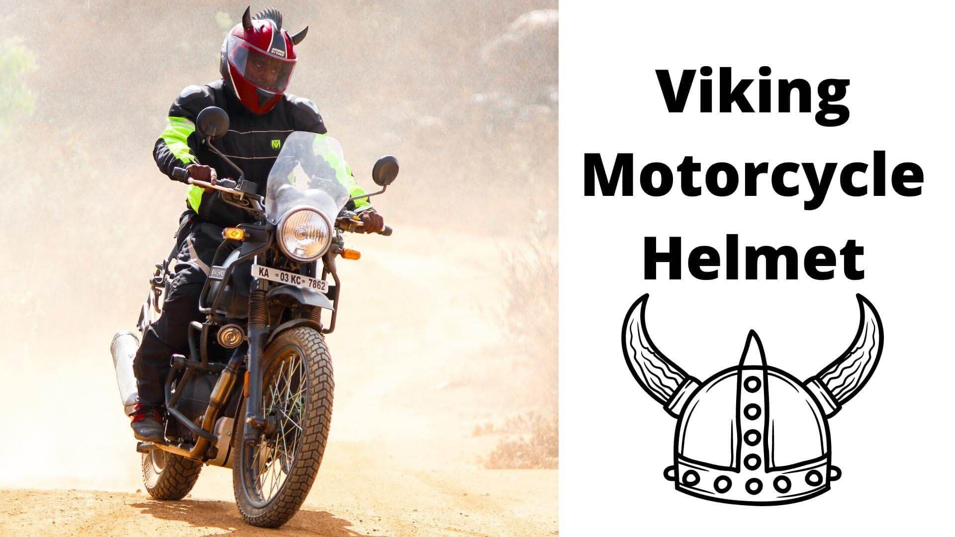 Viking motorcycle helmet