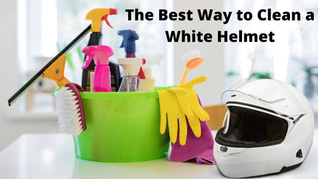 The Best Way to Clean a White Helmet.