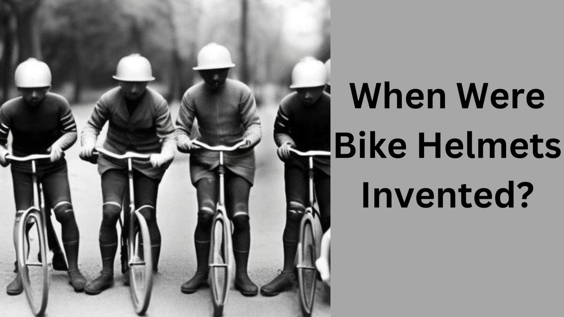 When Were Bike Helmets Invented?