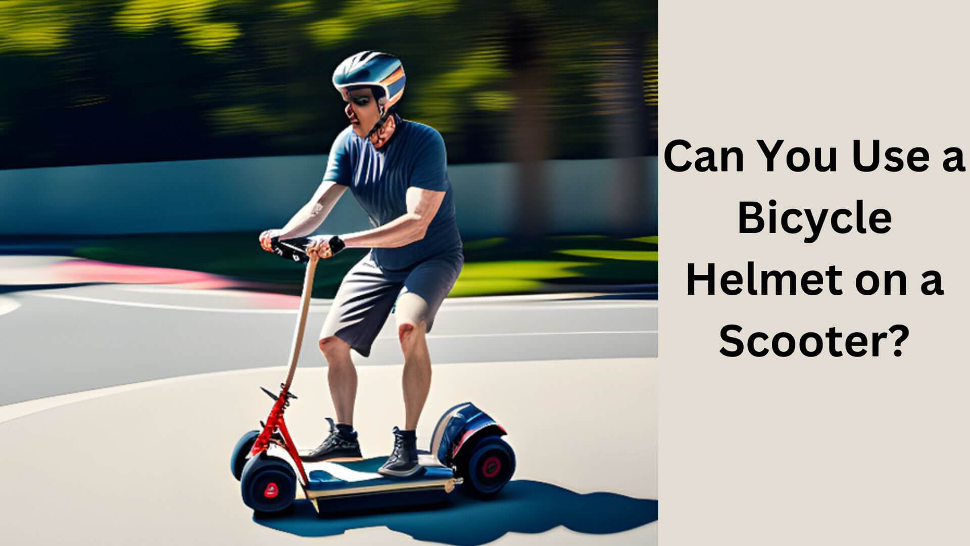 Can You Use a Bicycle Helmet on a Scooter?