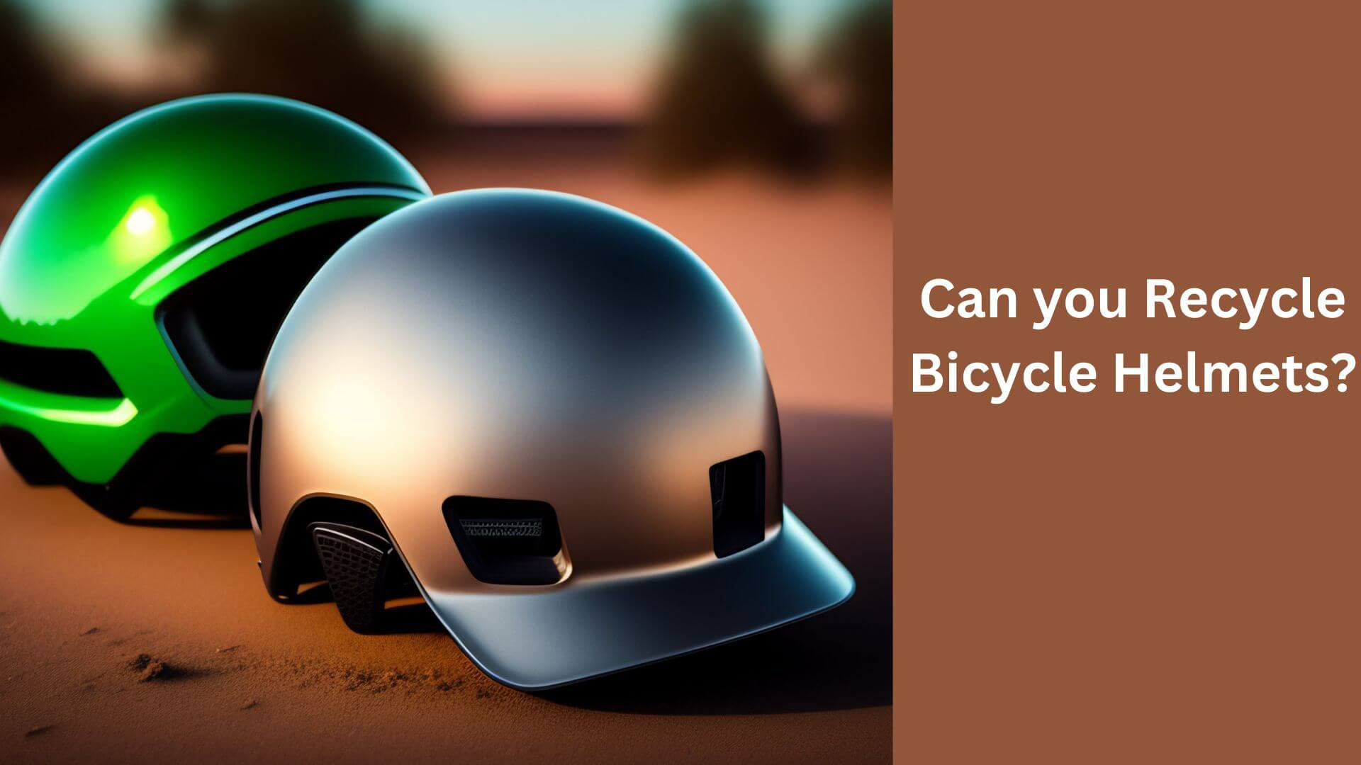 Can you Recycle Bicycle Helmets?