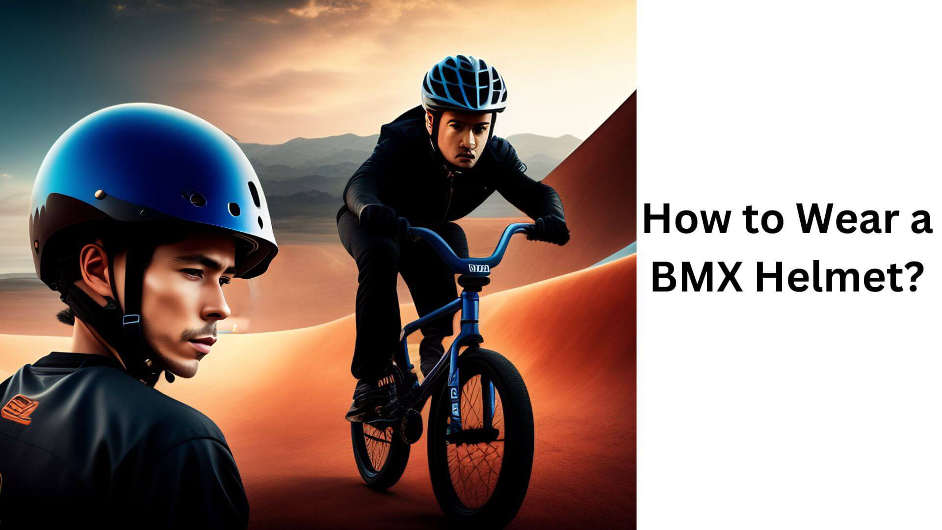 How to Wear a BMX Helmet and Other Safety Tips