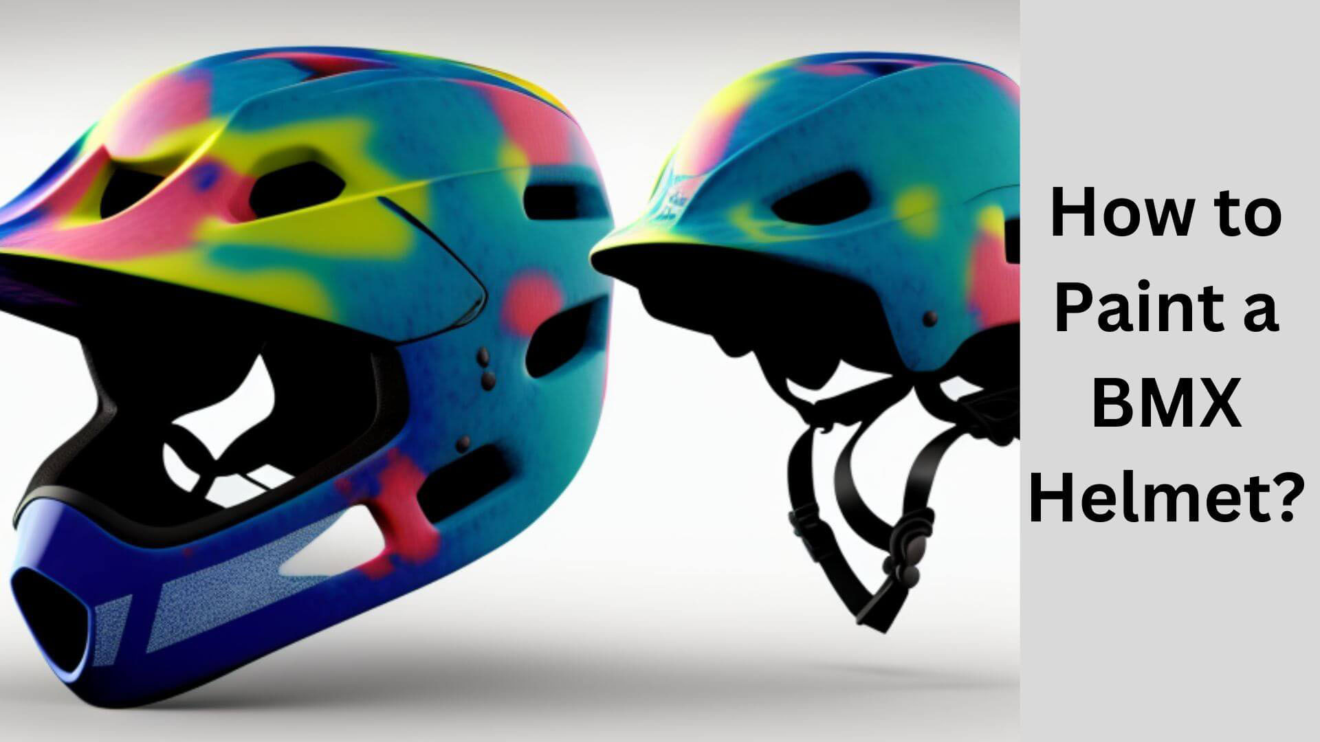 How to Paint a BMX Helmet?